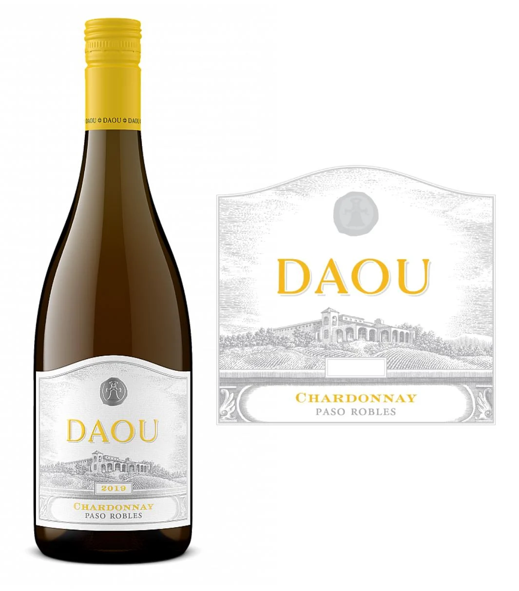 DAMAGED LABEL: DAOU Vineyards Paso Robles Chardonnay 2022 (750 ml)