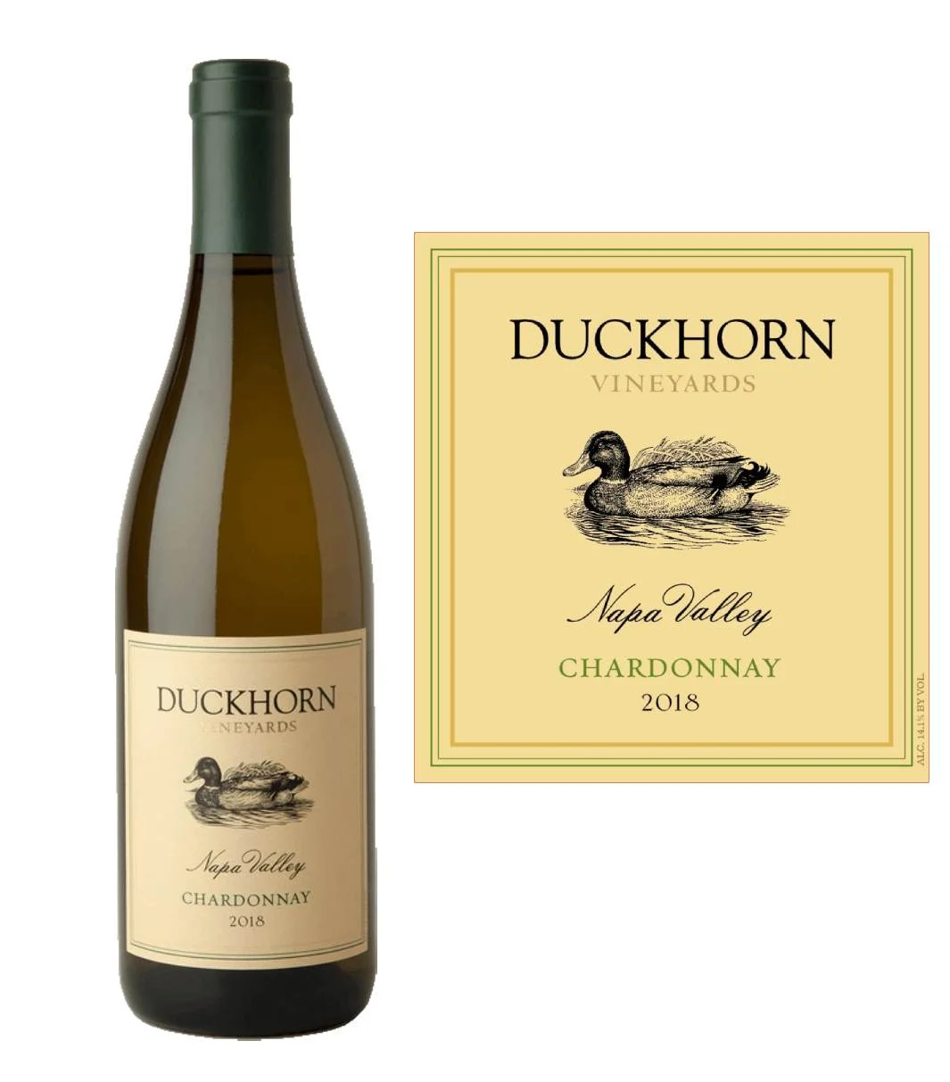 DAMAGED LABEL: Duckhorn Napa Valley Chardonnay (750 ml)