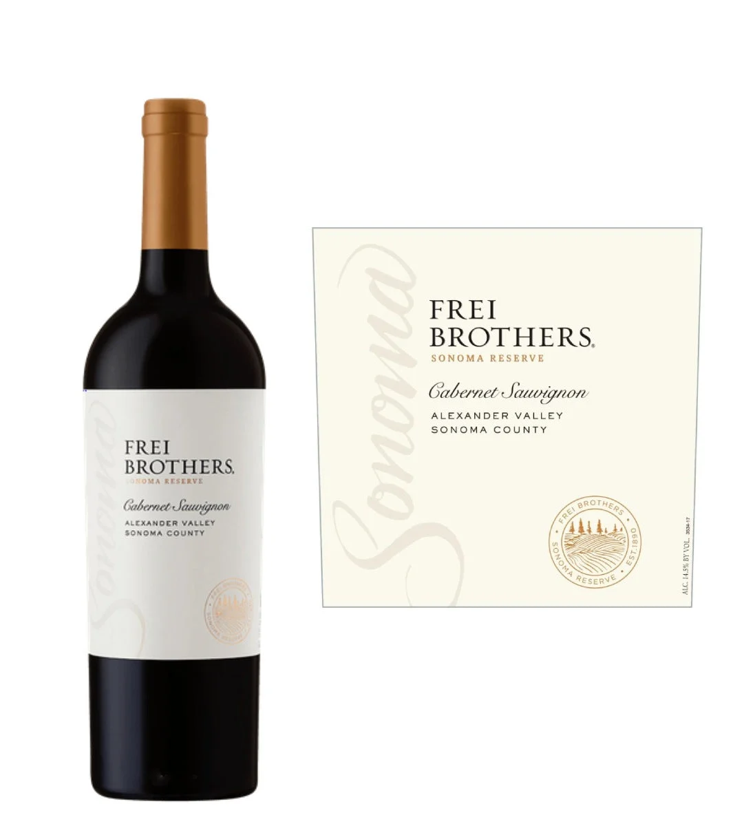 DAMAGED LABEL: Frei Brothers Reserve Cabernet Sauvignon 2021 (750 ml)