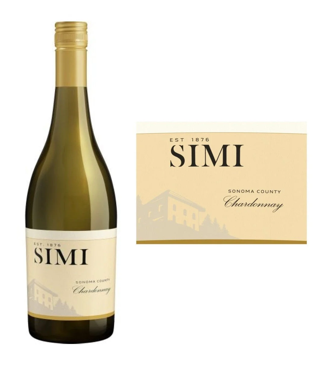 DAMAGED LABEL: Simi Sonoma County Chardonnay (750 ml)