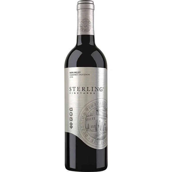 DAMAGED LABEL: Sterling Napa Valley Cabernet Sauvignon 2020 (750 ml)