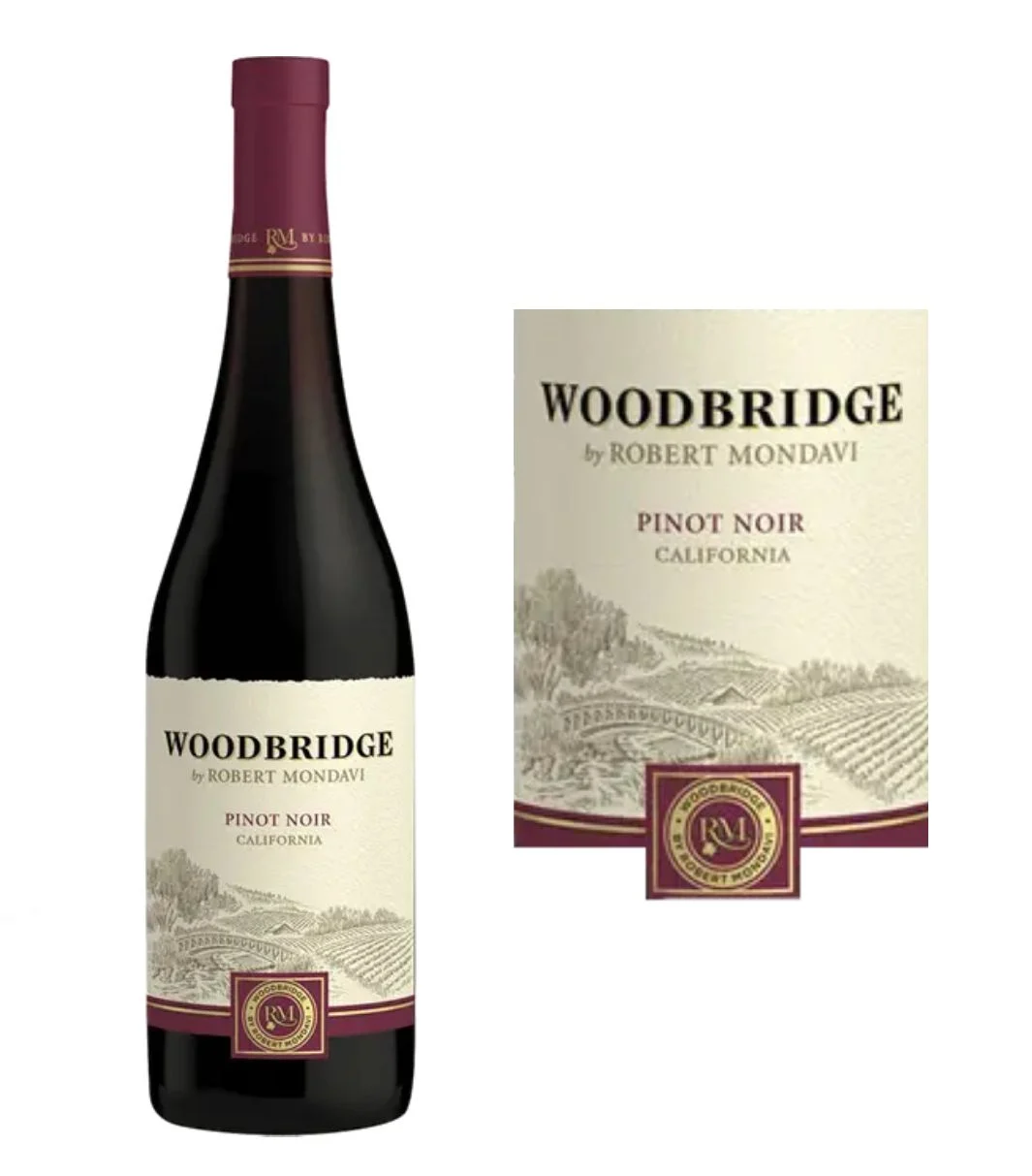 DAMAGED LABEL: Woodbridge Pinot Noir (750 ml)
