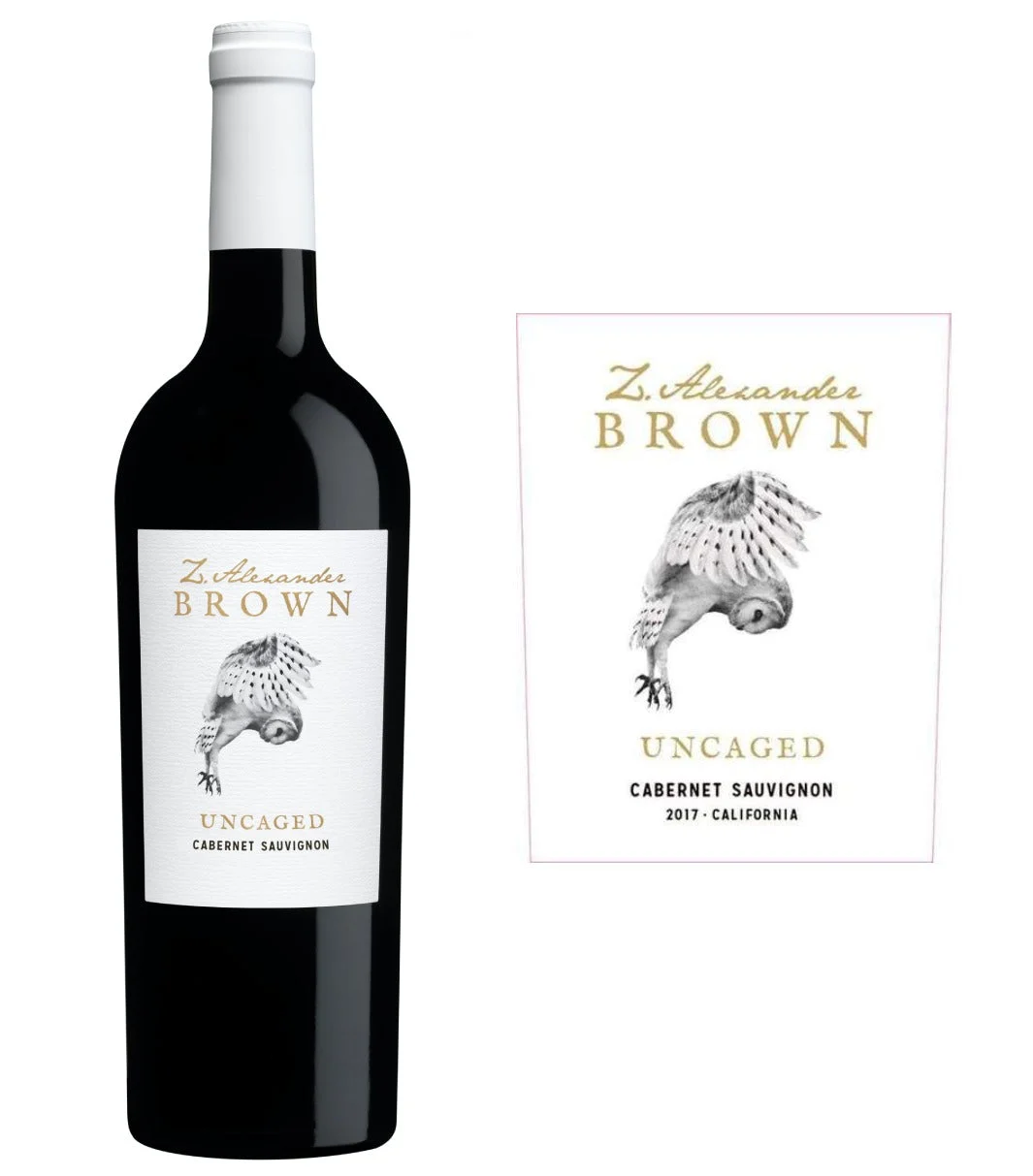 DAMAGED LABEL: Z. Alexander Brown Uncaged Cabernet Sauvignon 2022 (750 ml)