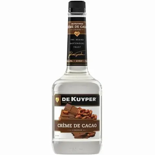Dekuyper Liqueur Creme De Cacoa White1.0 LITER