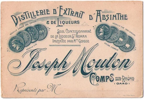 Distillerie Joseph Mouton Business Card