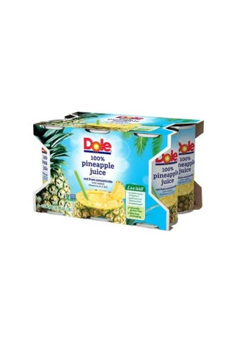 Dole Pineapple Juice 6oz 6pk