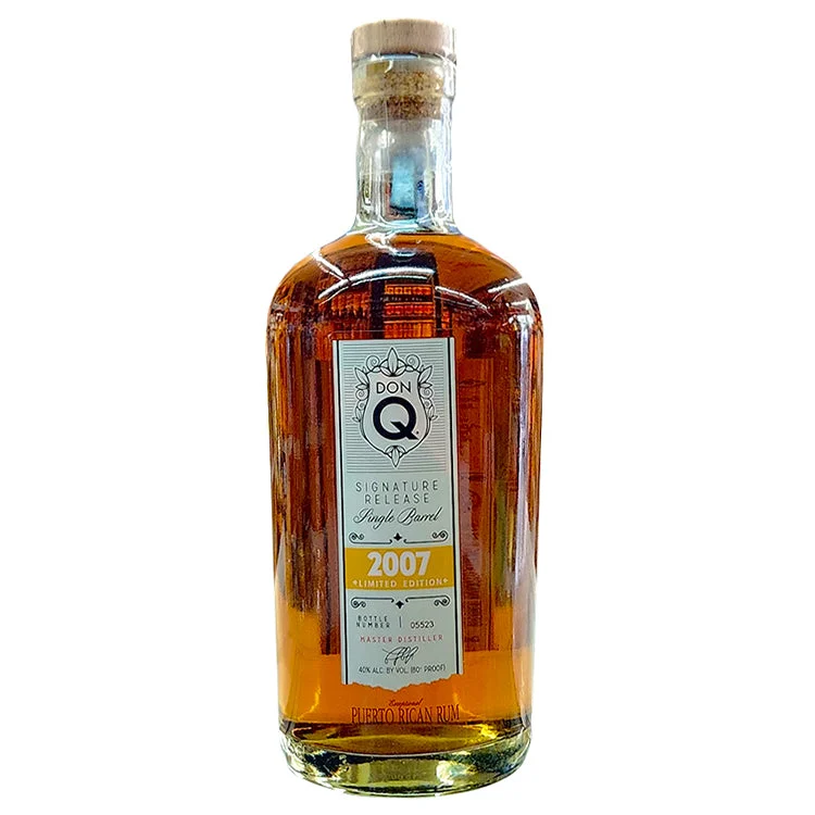 Don Q Signature Release Limited Edition Single Barrel 2007 Rum -750ML