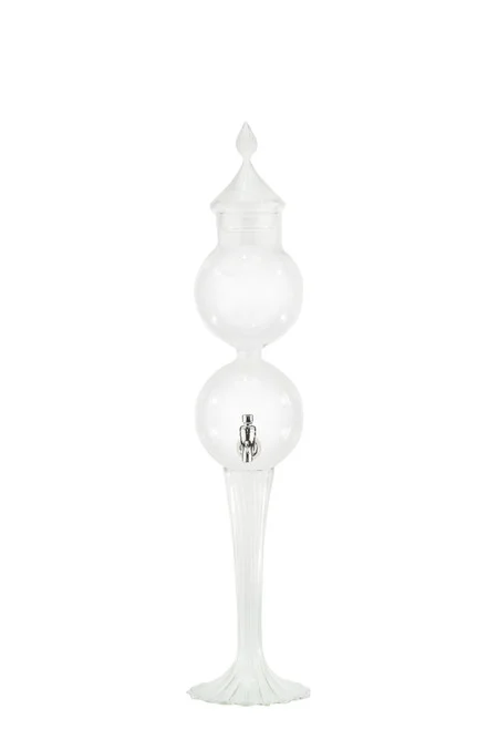 Double Globe Glass Absinthe Fountain, 1 Spout