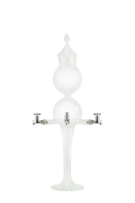 Double Globe Glass Absinthe Fountain, 4 Spout