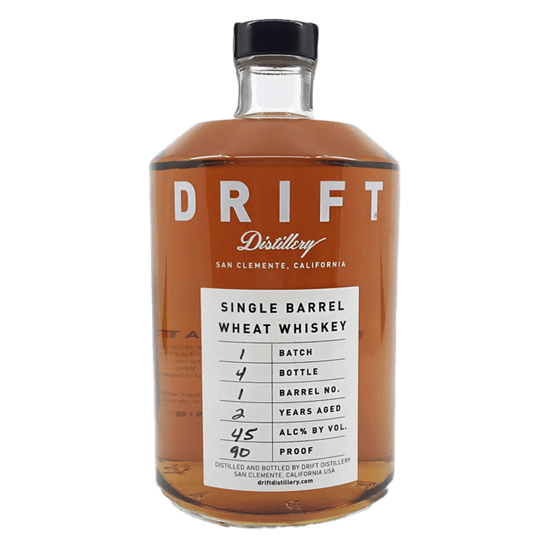 Drift Distillery Single Barrel Wheat Whiskey 750mL