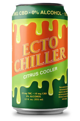 Earl Giles Ecto Chiller Citrus Cooler 10mg THC 10mg CBD 4pk 12oz cans