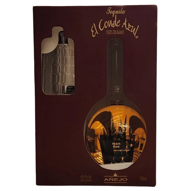 El Conde Azul Anejo Tequila - 750ml