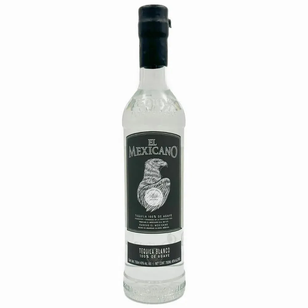 El Mexicano Tequila Blanco 100% Puro Agave 90 Proof750ml