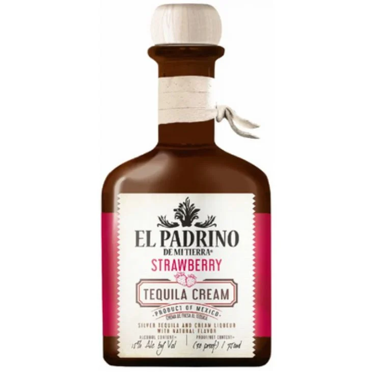 El Padrino Strawberry Tequila Cream Liqueur - 750ml