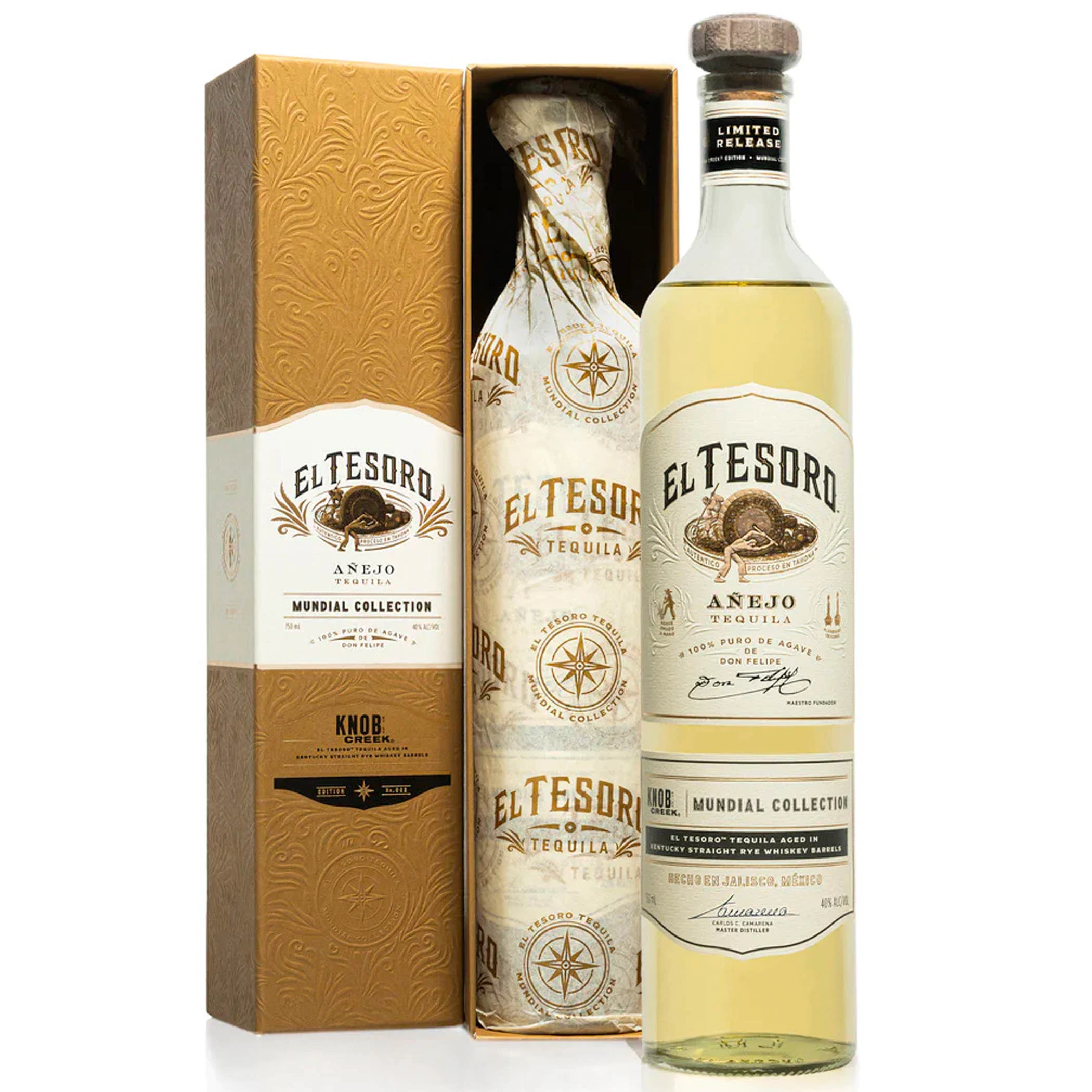 El Tesoro Mundial Collection: Knob Creek Edition Anejo Tequila