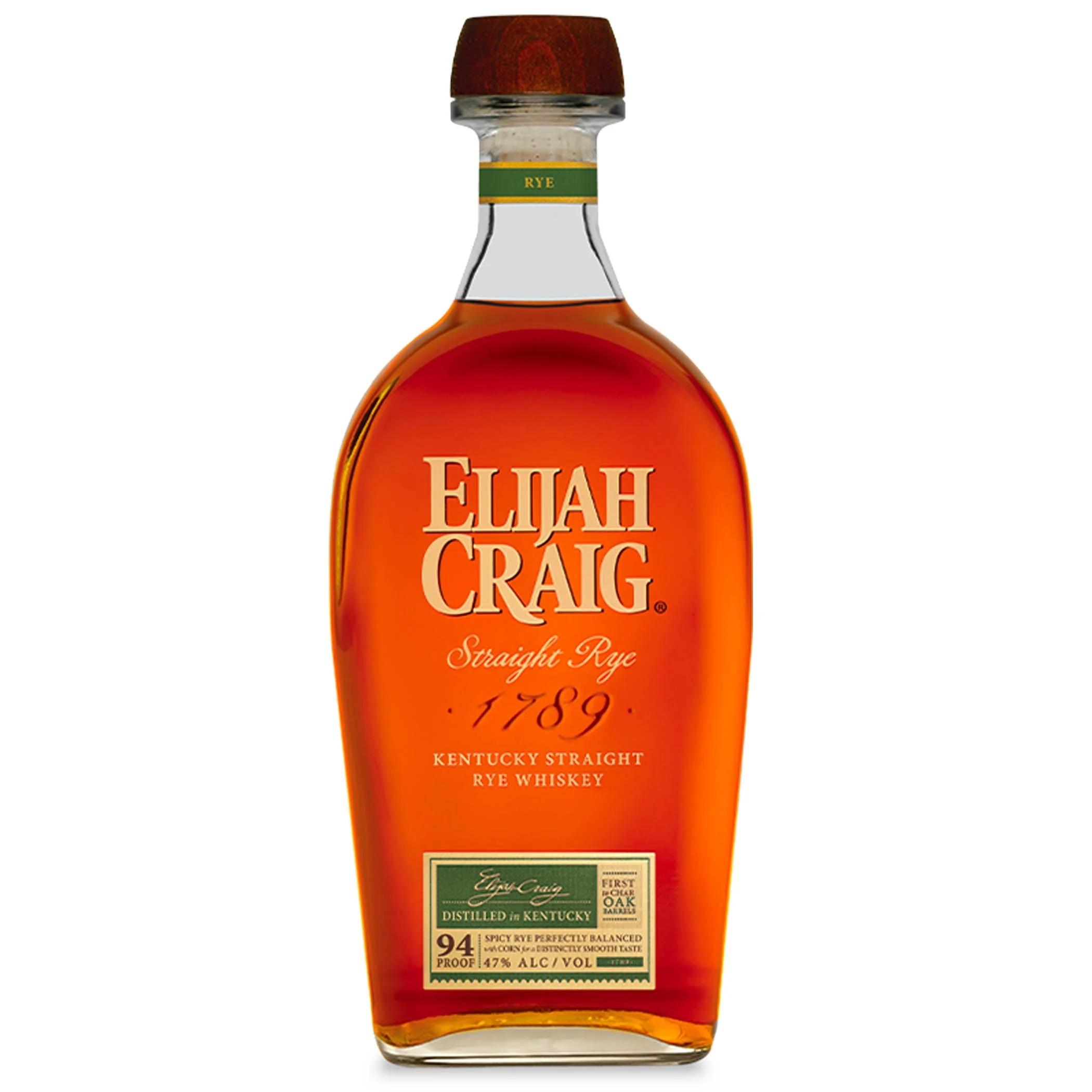 Elijah Craig Straight Rye Whiskey