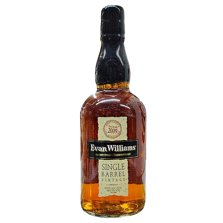 Evan Williams 2009 Single Barrel Vintage Straight Bourbon Whiskey - 750ml