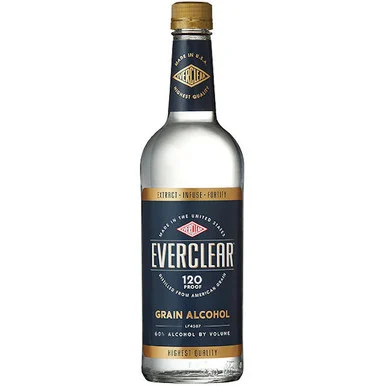 Everclear 120 Grain Alcohol 750ml