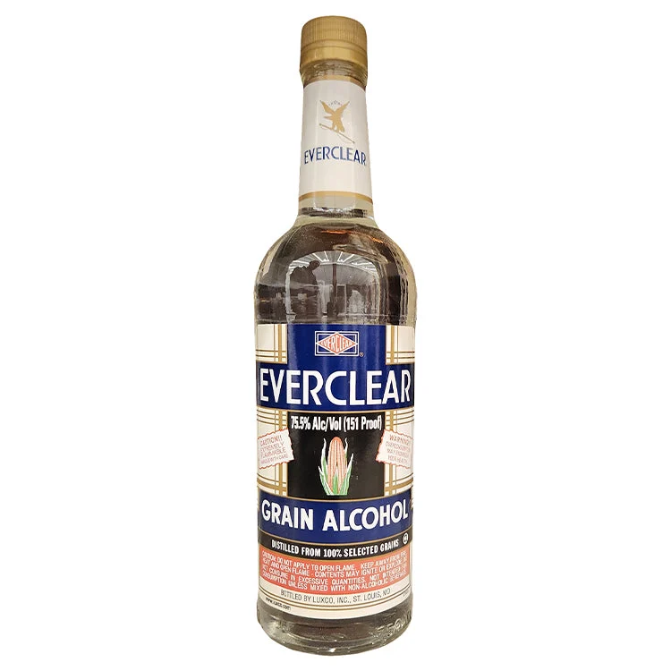 Everclear 151 Proof Grain Alcohol - 750ml