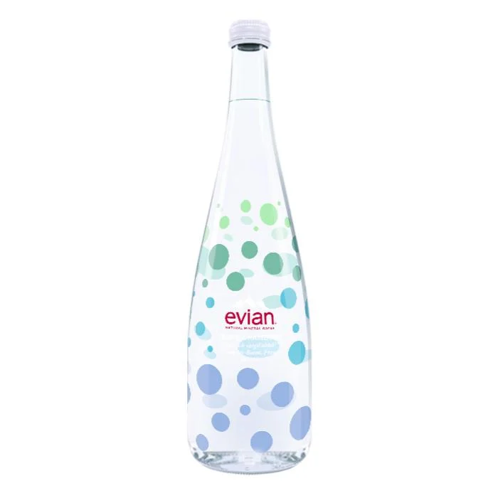 Evian Virgil Abloh Limited Edition Natural Spring Water