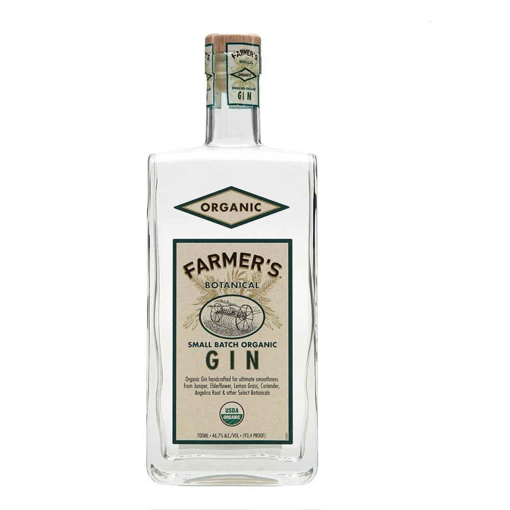 Farmer's Gin Organic Botanical Small Batch95.6 Proof 750ml