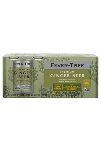 Fever Tree Ginger Beer 8pk cans