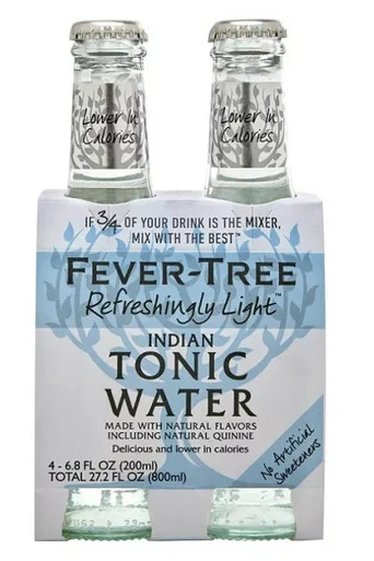 Fever-Tree Naturally Light Tonic 4pk bottles