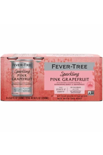 Fever-Tree Sparkling Pink Grapefruit 8pk 150ml cans