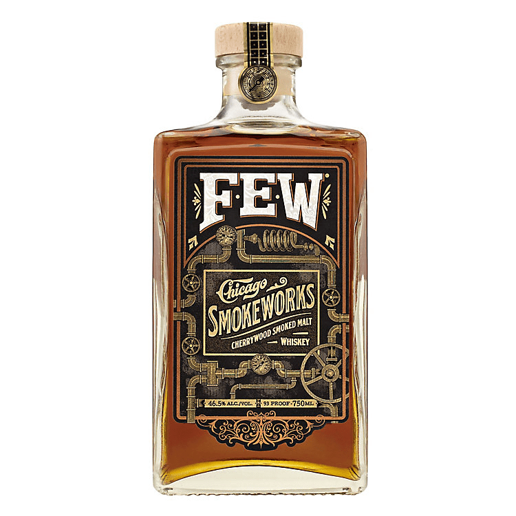Few Smokeworks Cherrywood Smoked Malt Whiskey 4 Yr 750ml