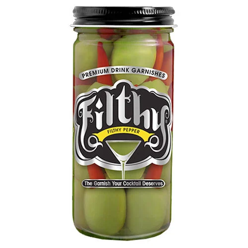 Filthy Pepper 8oz Jar