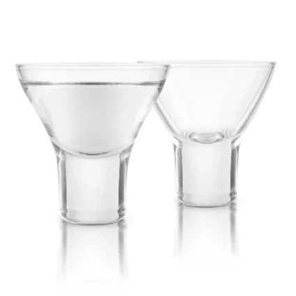 Final Touch Lead-Free Crystal Saké Glasses (set of 2)
