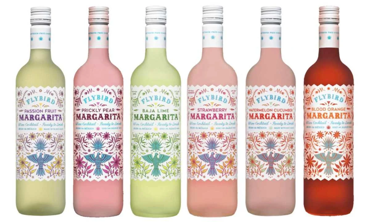 Flybird Agave Wine Sampler - Margarita Wine Gift 6 Pack