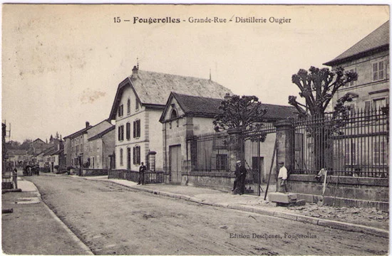 Fougerolles - Distillerie Ougier Postcard