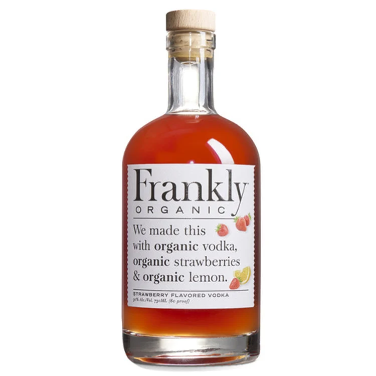 Frankly Organic Strawberry Flavored Vodka - 750ml