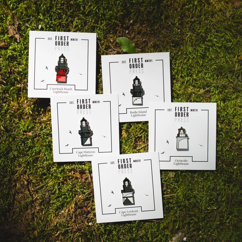 Full NC Lighthouse Pin Set