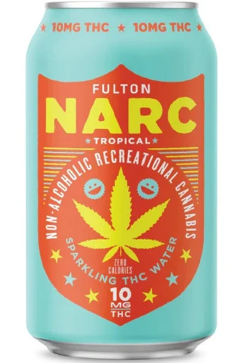 Fulton Narc Tropical 10mg THC 4pk cans