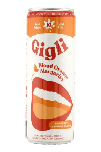 Gigli Blood Orange Margarita 10mg THC 4pk cans