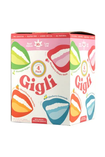 Gigli Variety 10mg THC 4pk cans