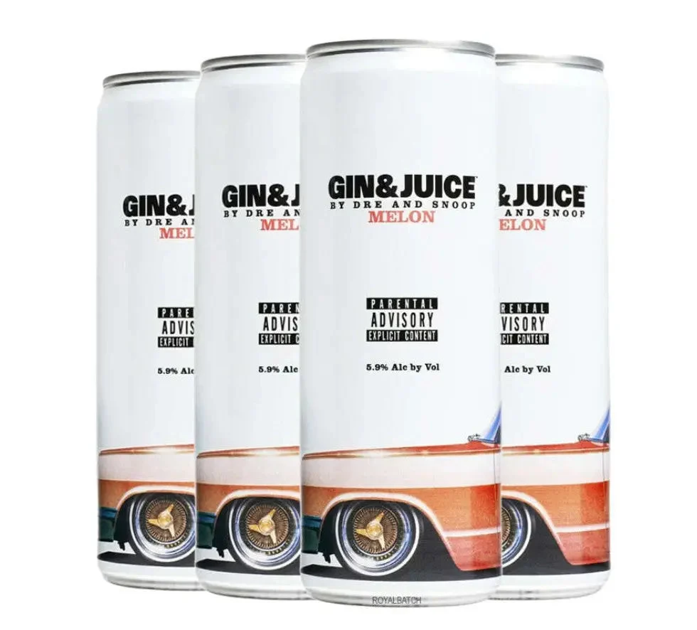 Gin & Juice By Dre and Snoop Melon Cocktail 355ml 4pk