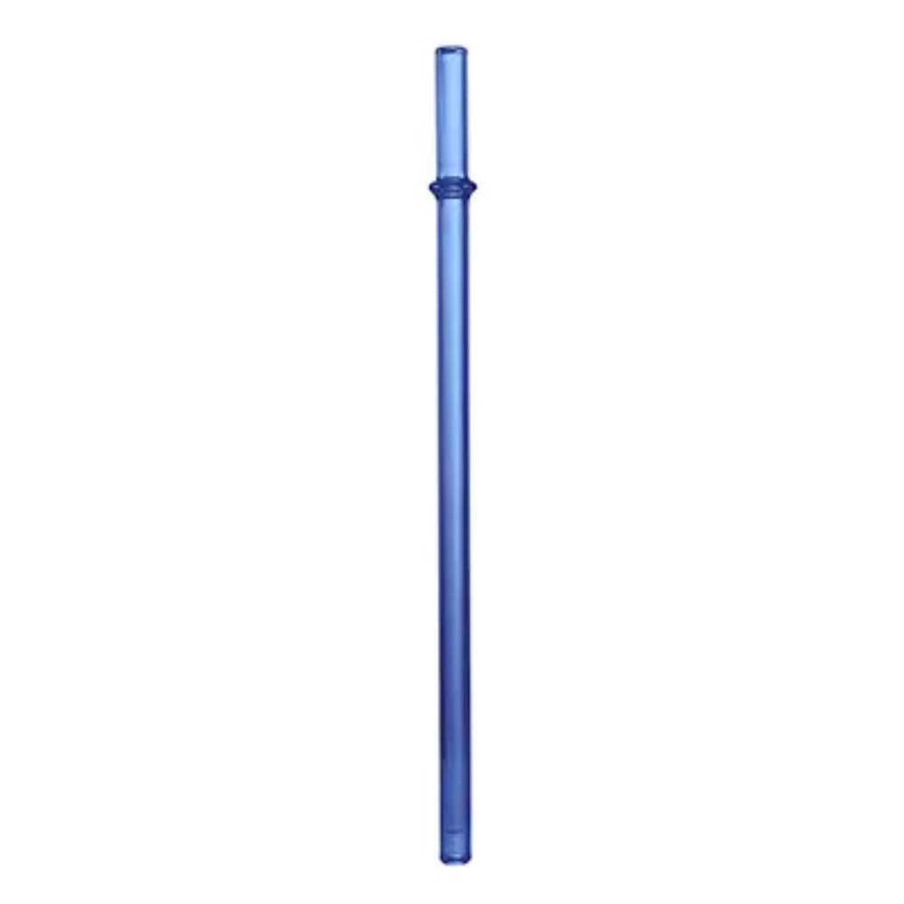 Glass Straight Straw (Blue)