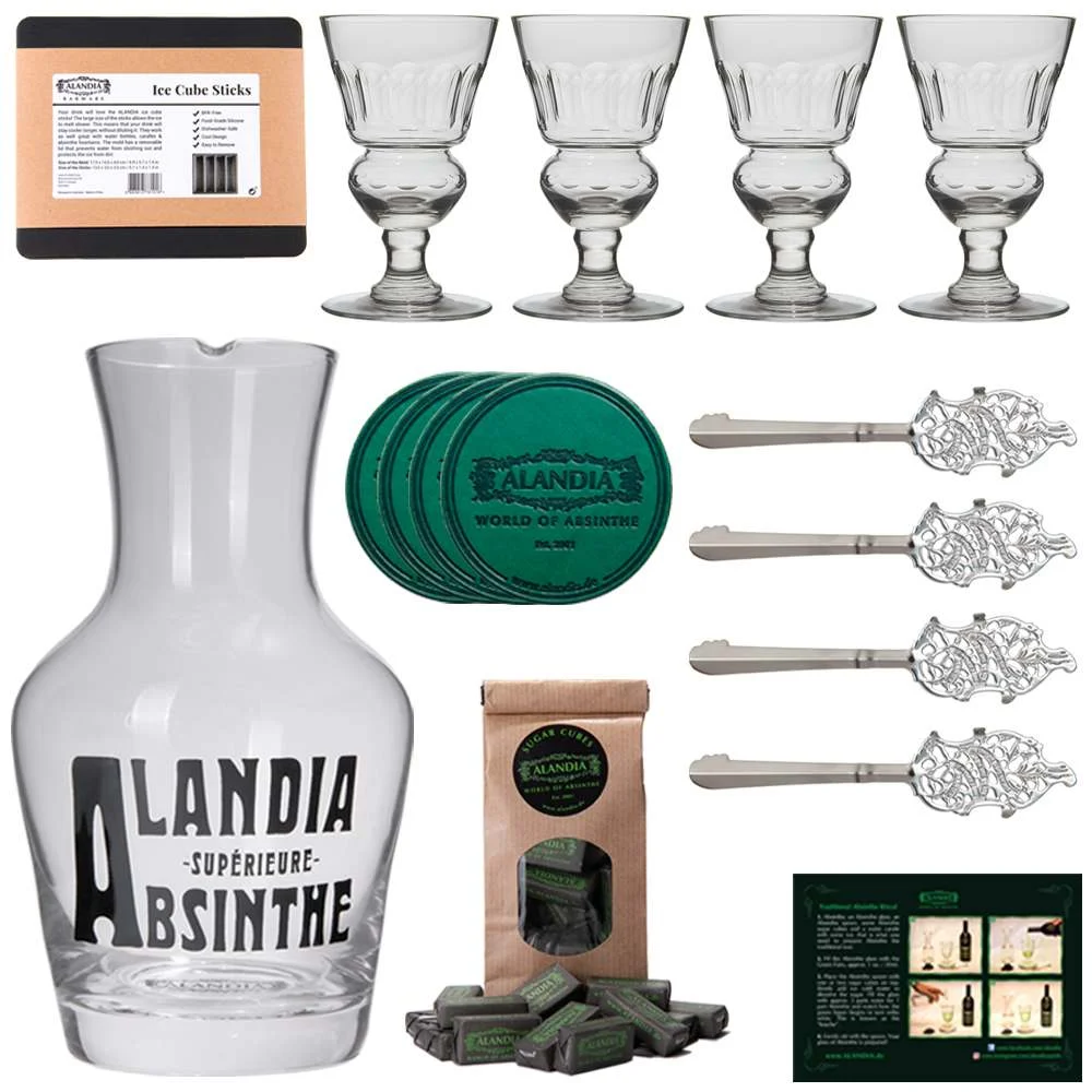 Glasses & Spoons Set "Pontarlier" - Deluxe