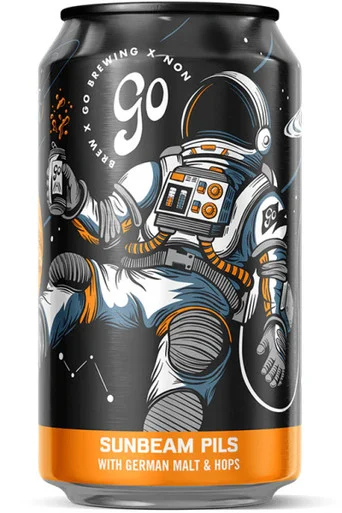 Go Brewing Sunbeam Pils Non-Alcoholic Pilsner 6pk cans