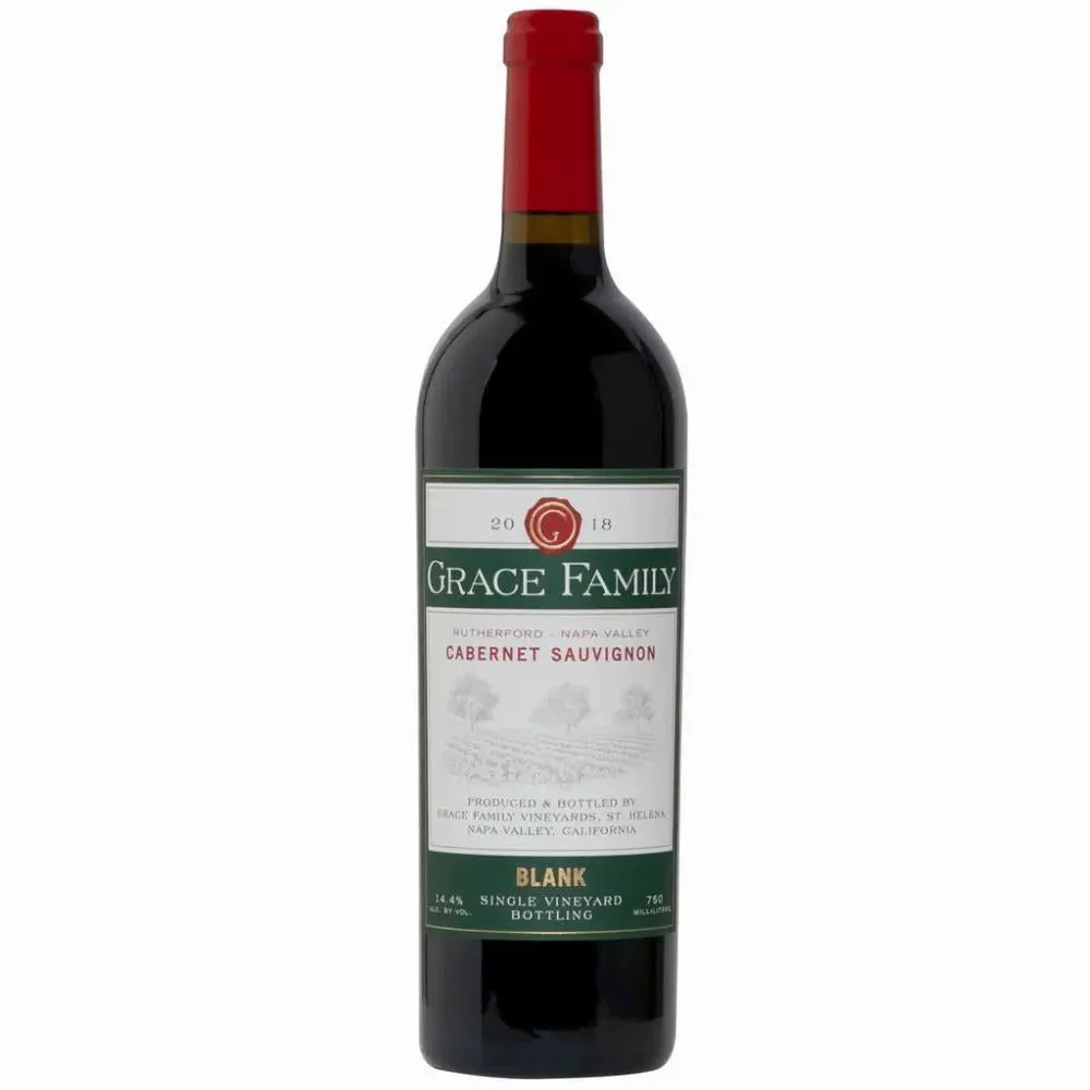 Grace Family Estate Cabernet Sauvignon "Blank Vineyard" 2018 750ml