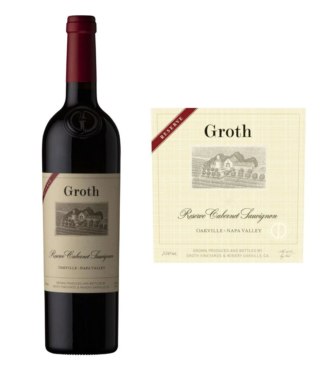 Groth Reserve Cabernet Sauvignon 2022 (750 ml)