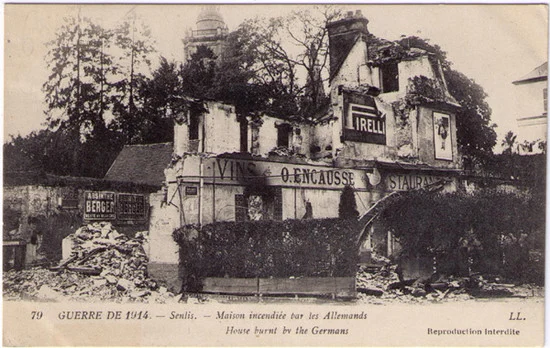 Guerre de 1914 - Absinthe Berger Postcard