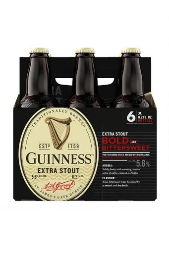 Guinness Extra Stout 6pk