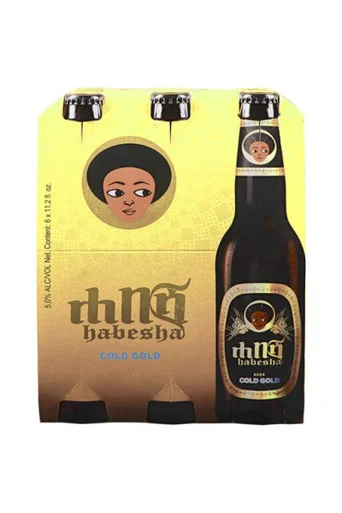 Habesha Cold Gold Lager 6pk 11.2oz bottles