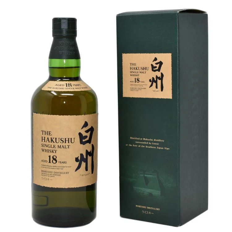 Hakushu 18 Year Japanese Whiskey