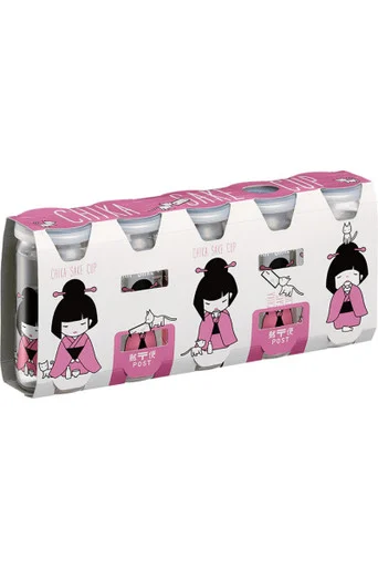 Hakutsuru Chika Junmai Sake Cup 5pk 200ml bottles