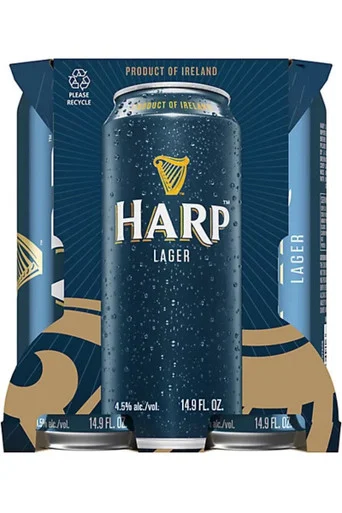 Harp Lager 4pk cans